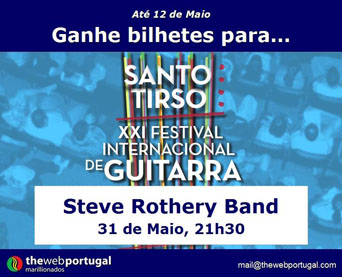 Steve Rothery em Santo Tirso